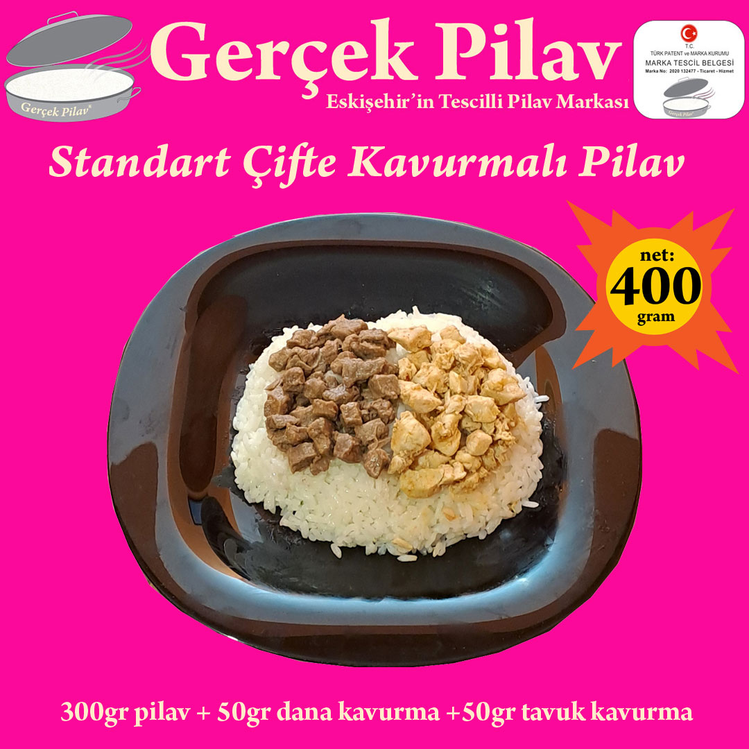 Standart Çifte Kavurmalı Pilav